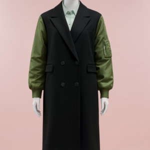 معطف هجين بتصميم عصري